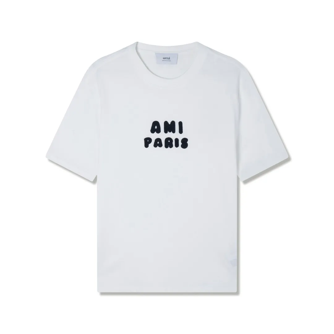 Style No.: A 008# P57 Ami 2026 Spring/Summer New Arrival T-shirt Short Sleeve The workmanship of this chapter is extremely cumbersome and complicated. It uses water-soluble polyester and water-soluble thread, first starting the pattern, dyeing, then air-drying, shaping, and then laser processing of details. The process time is long, which distinguishes it from the garbage version of the leaky bottom fabric on the market. We completely restore the correct version of the official website 1:1, with high-weight fabrics, synchronized detail routing, and restored official website letter embroidery, which is the only correct version on the entire network. Color: Apricot Black Navy Blue White Sizes: S-XL